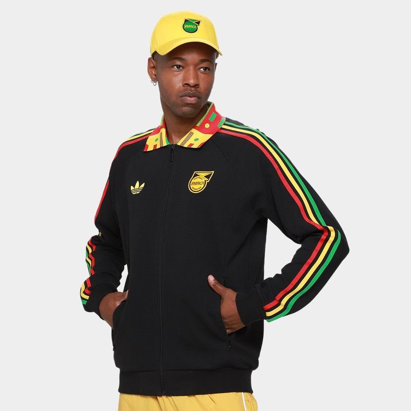 Jaqueta Seleção Jamaica Hino 2026 Adidas Masculina - Jaqueta e